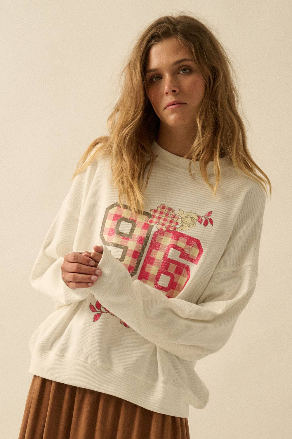 Cutest On Campus Thermal Graphic Top