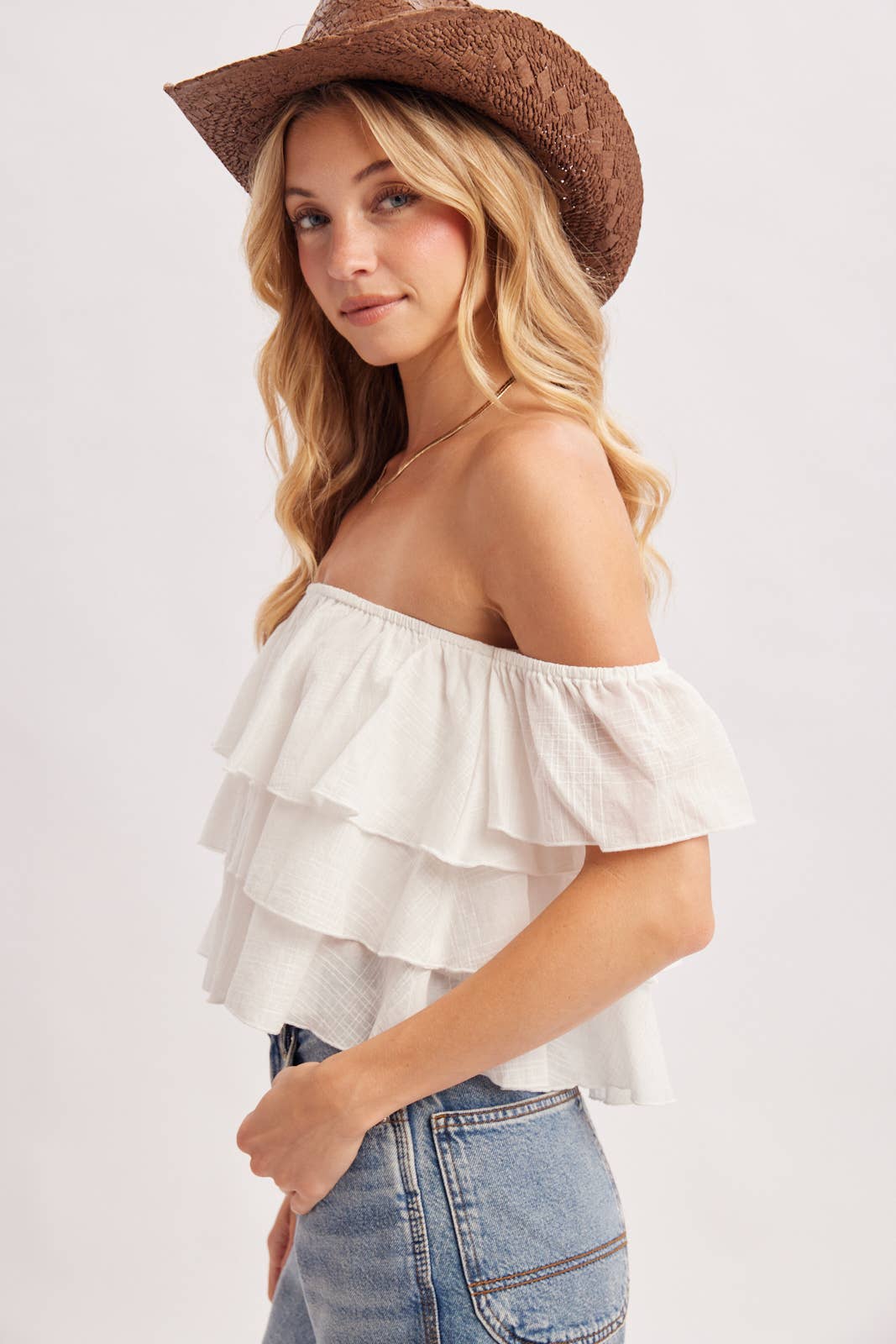 Southern Charm Off The Shoulder Top