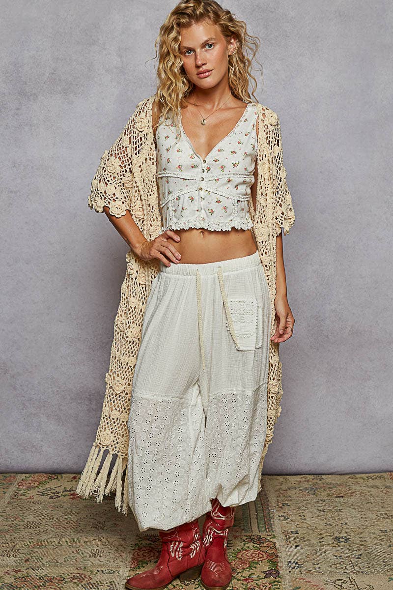 Golden Coast Crochet Cardigan