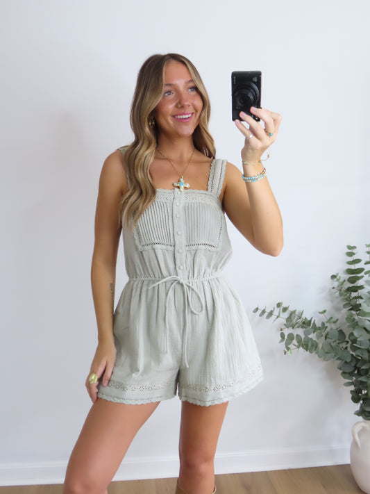 Dusty Sage Romper