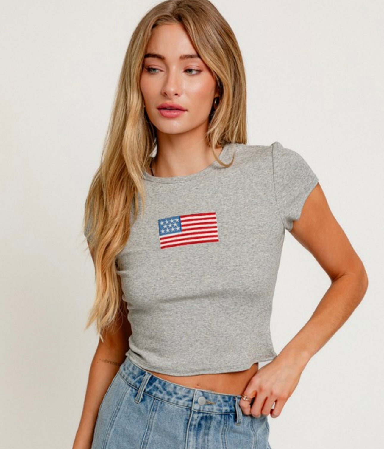 America baby tee