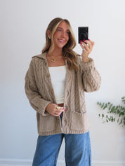 Homestead Cable Knit Cardigan