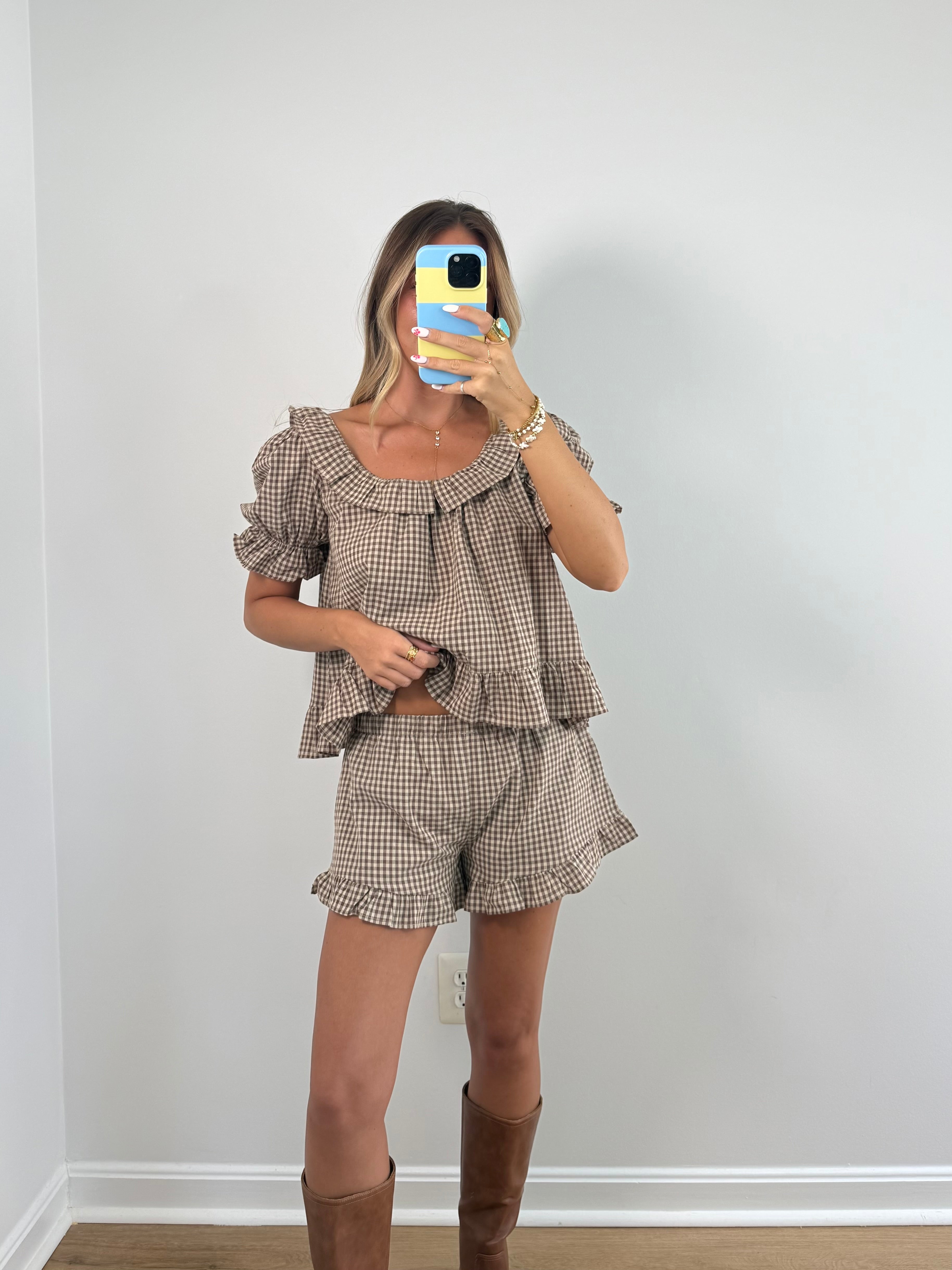 Lola Gingham Shorts