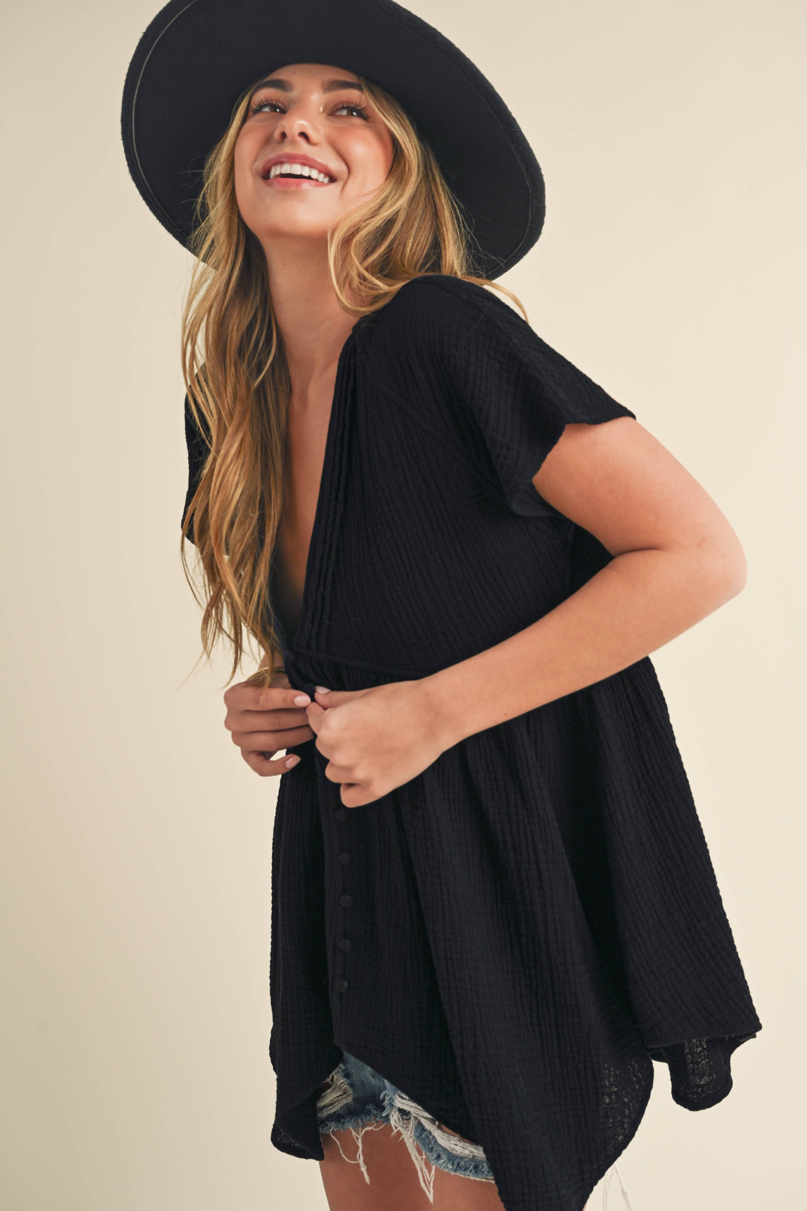 Button Down Blouse