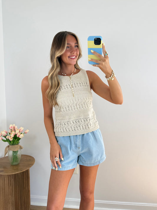 Just Beachy Knit Tank
