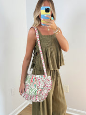 Flower Market Quilted Crossbody