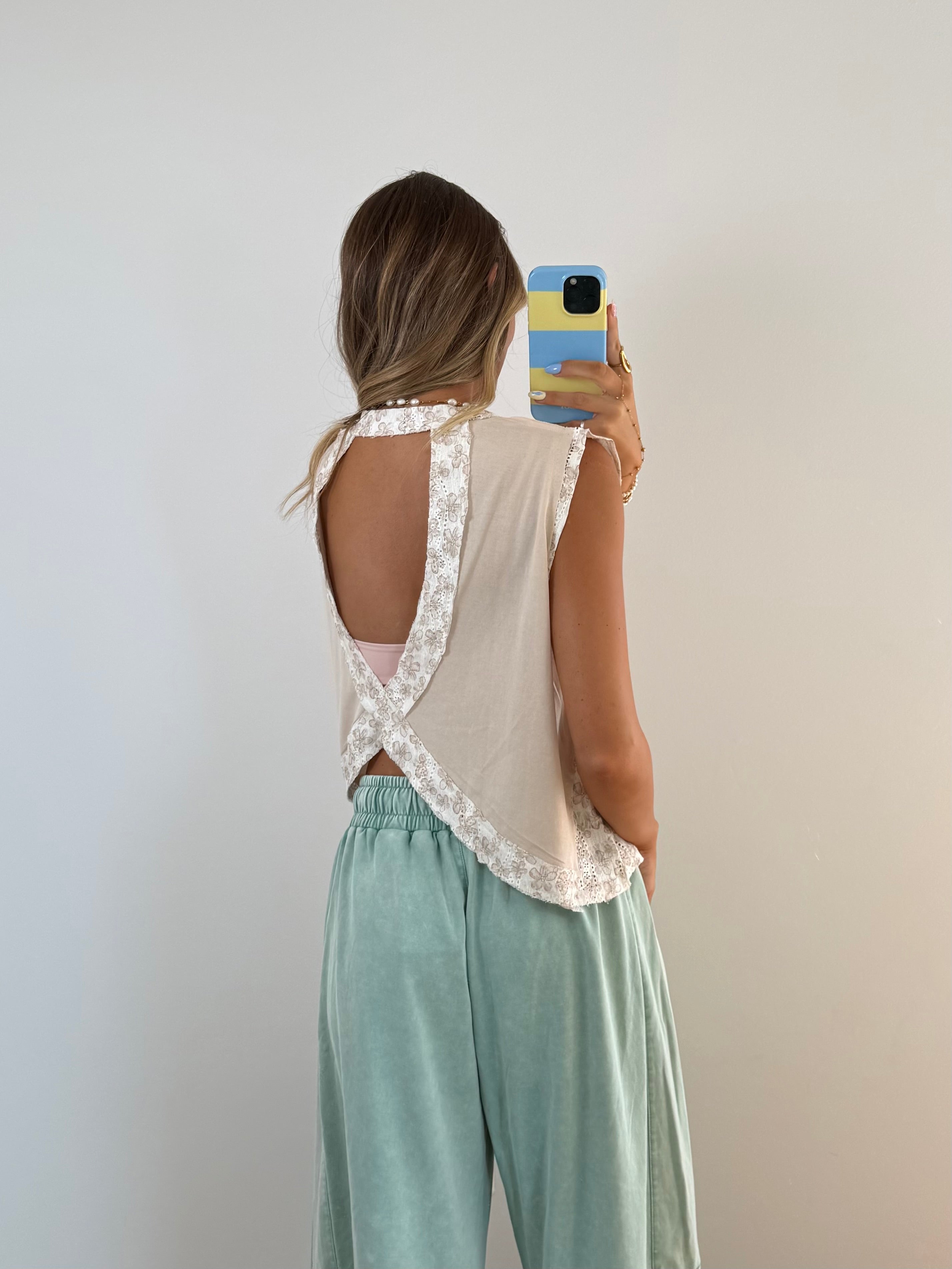 Ivy Open Back Top
