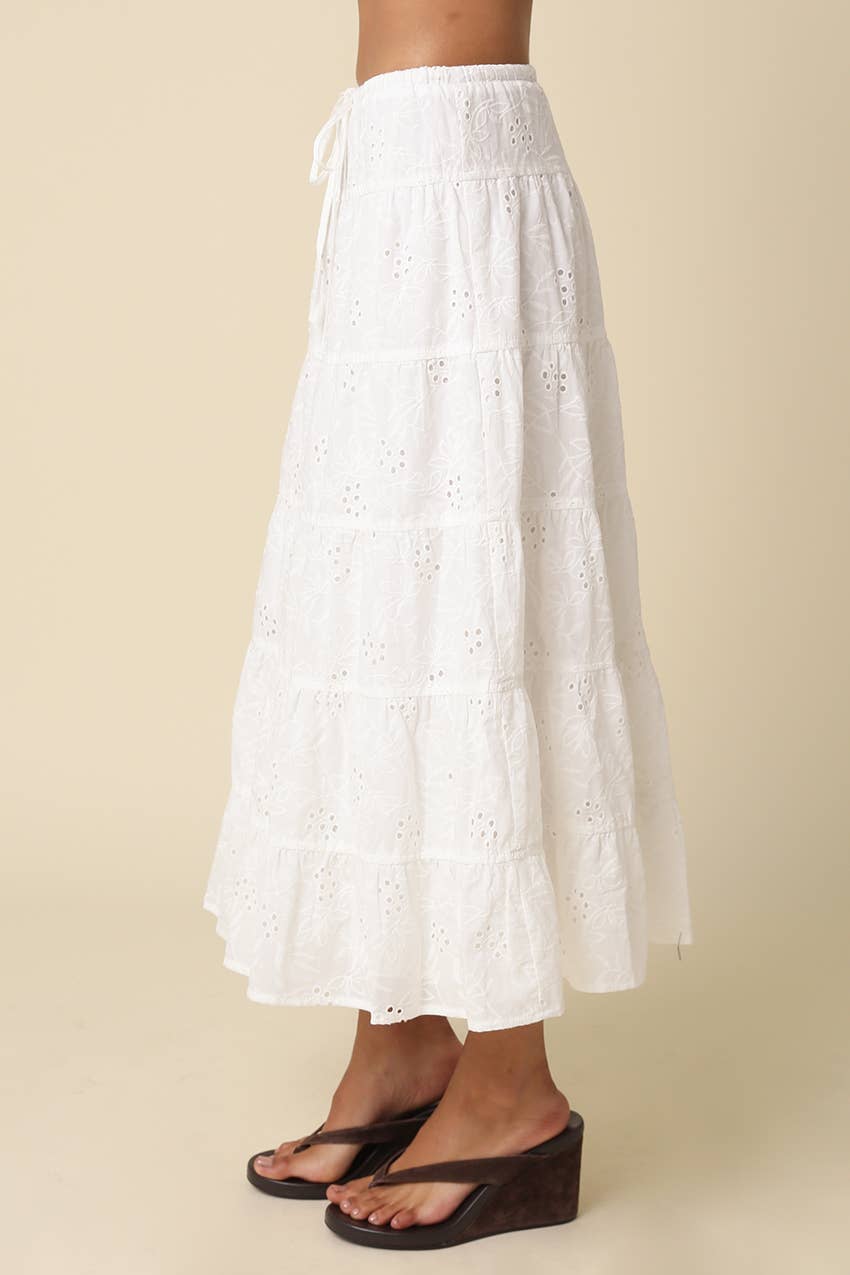 Dolly Tiered Maxi Skirt