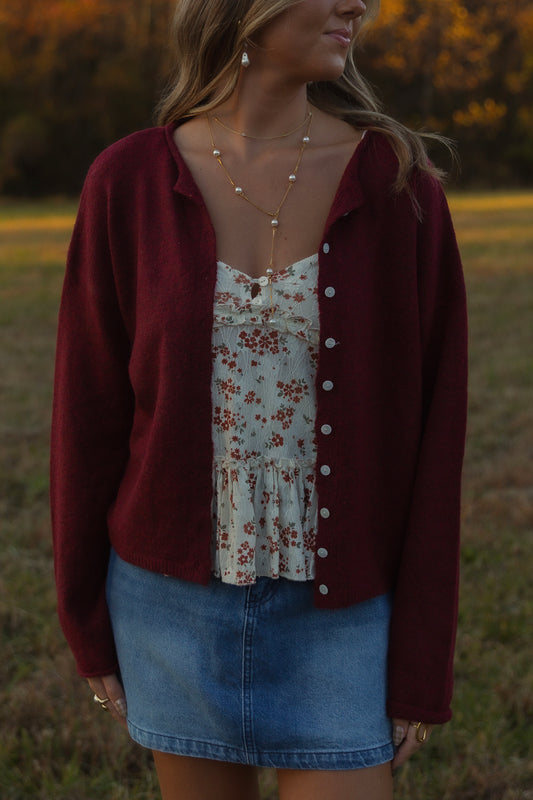 Cranberry Lane Sweater Cardigan