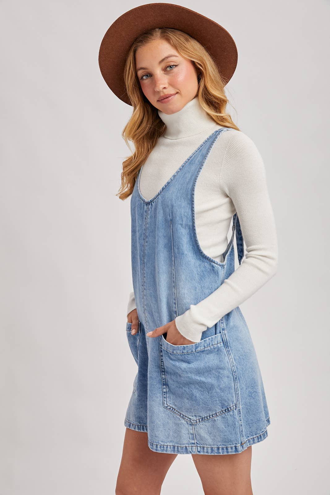 Vintage Skies Overall Dress