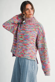 Confetti Turtleneck Sweater