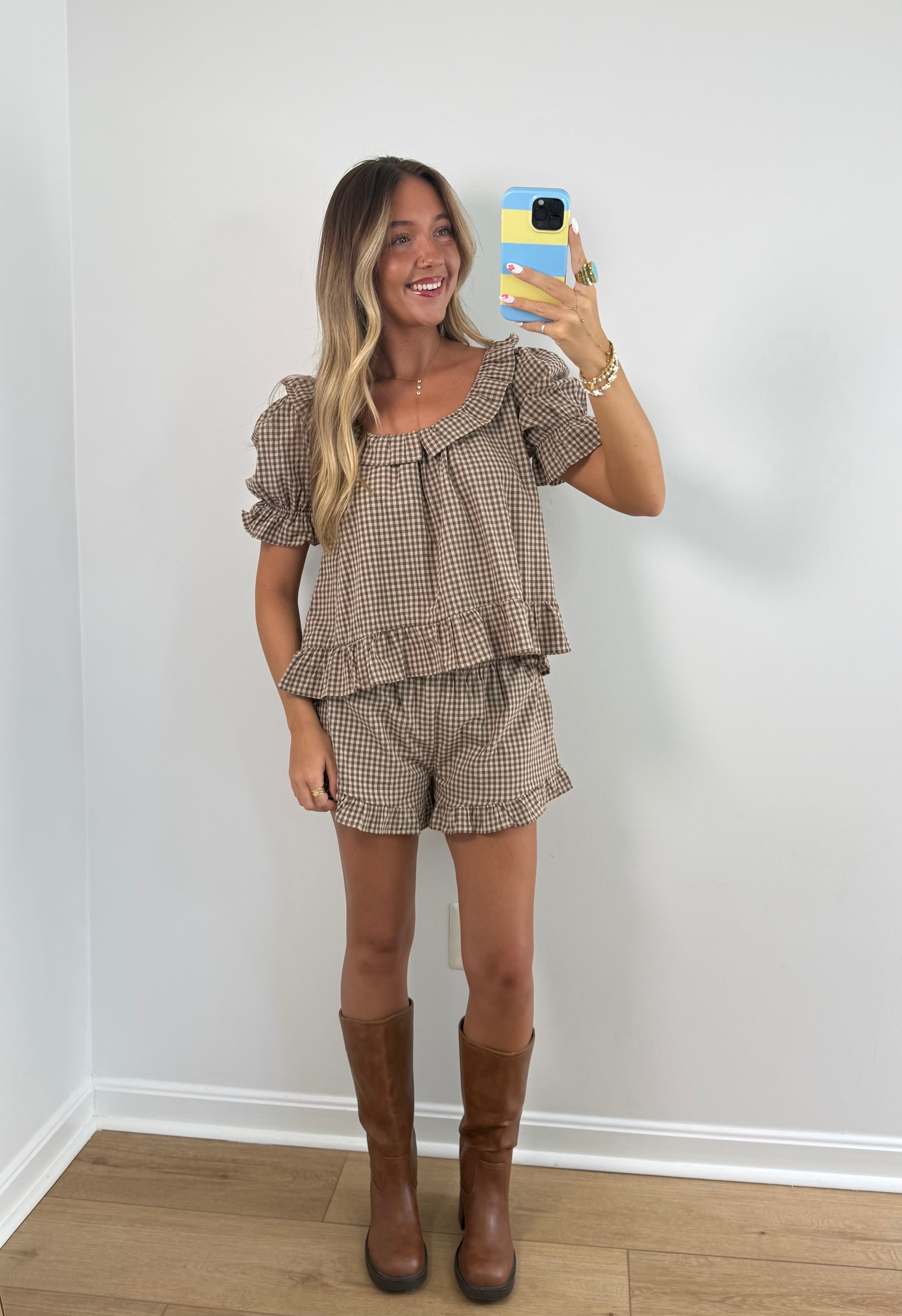 Lola Gingham Blouse