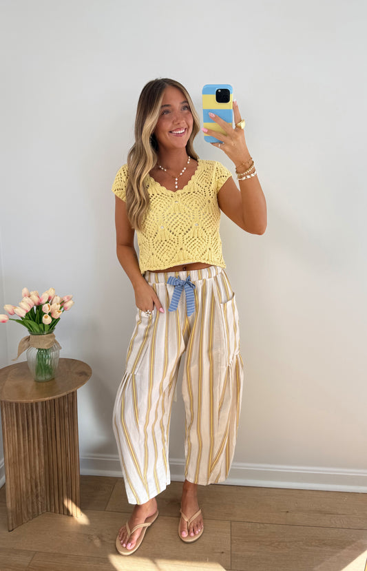 Golden Stripe Pants (PREORDER 4/27)