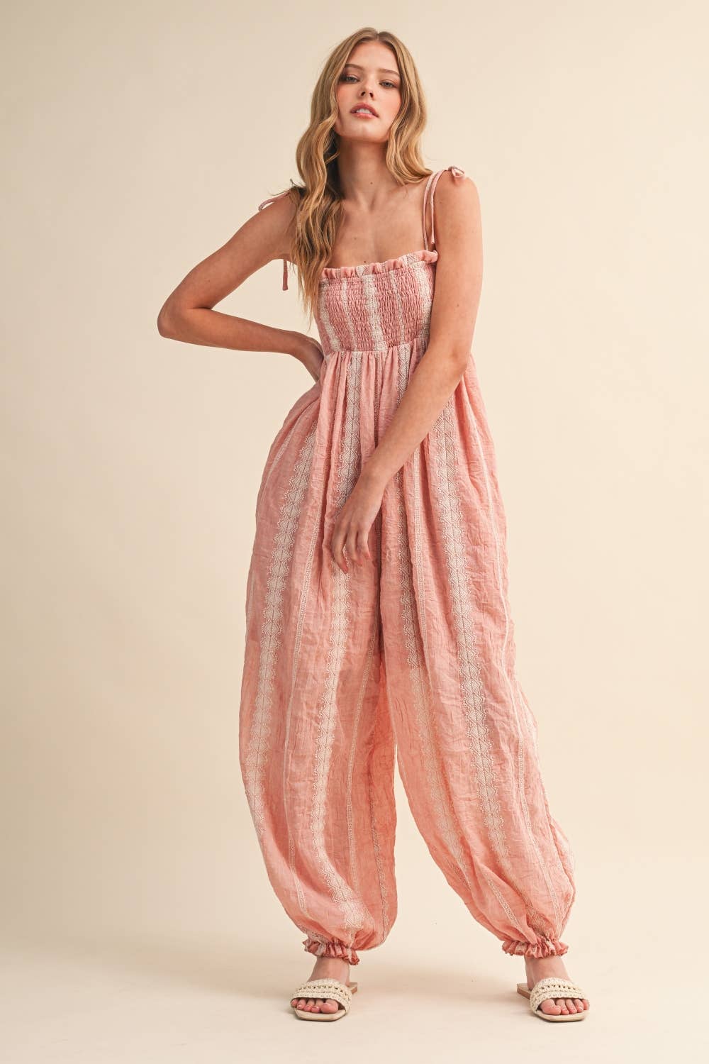 Delilah Jumpsuit- Pink