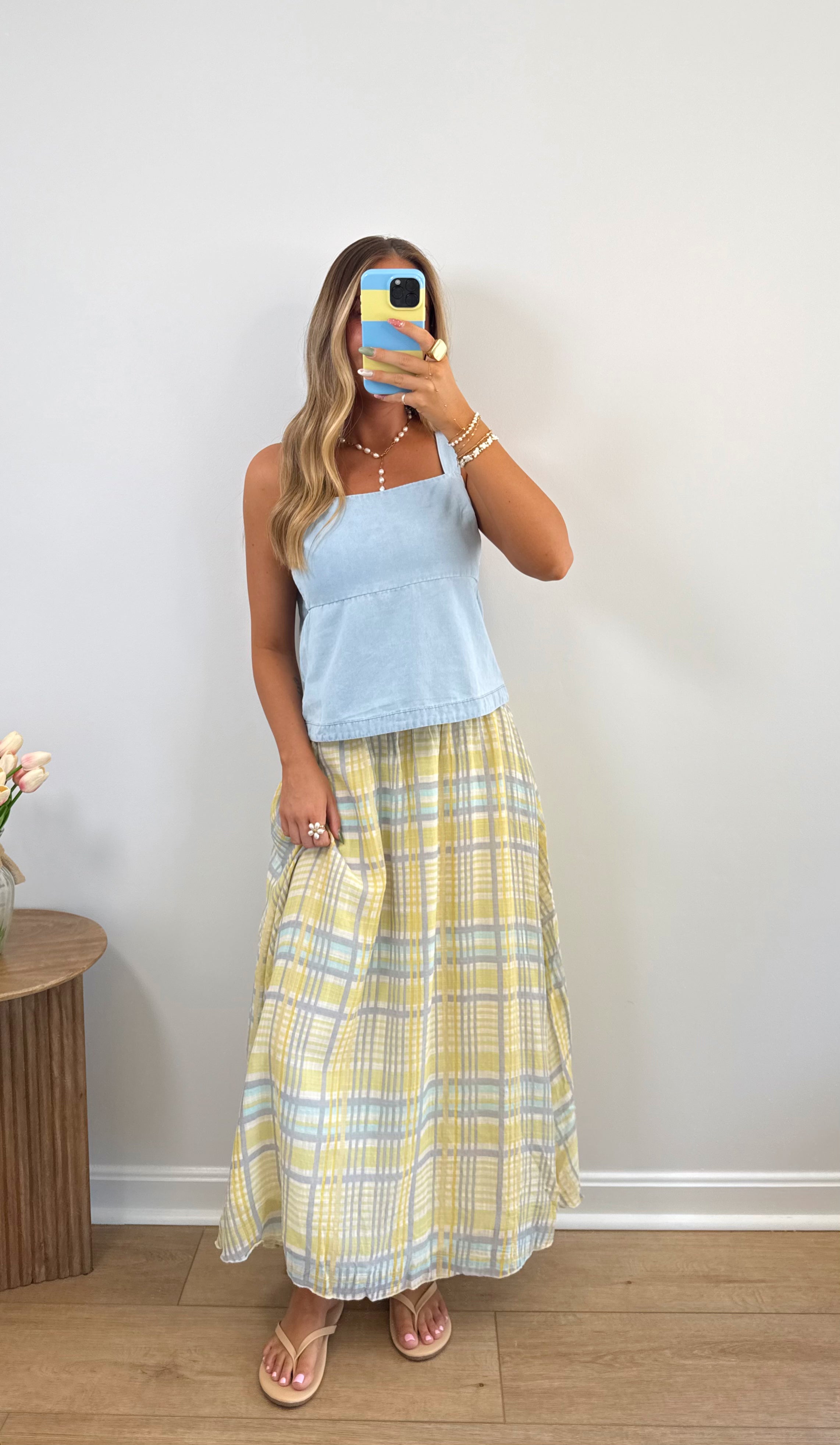 Saylor Denim Tank
