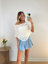 Goldie Poncho- White