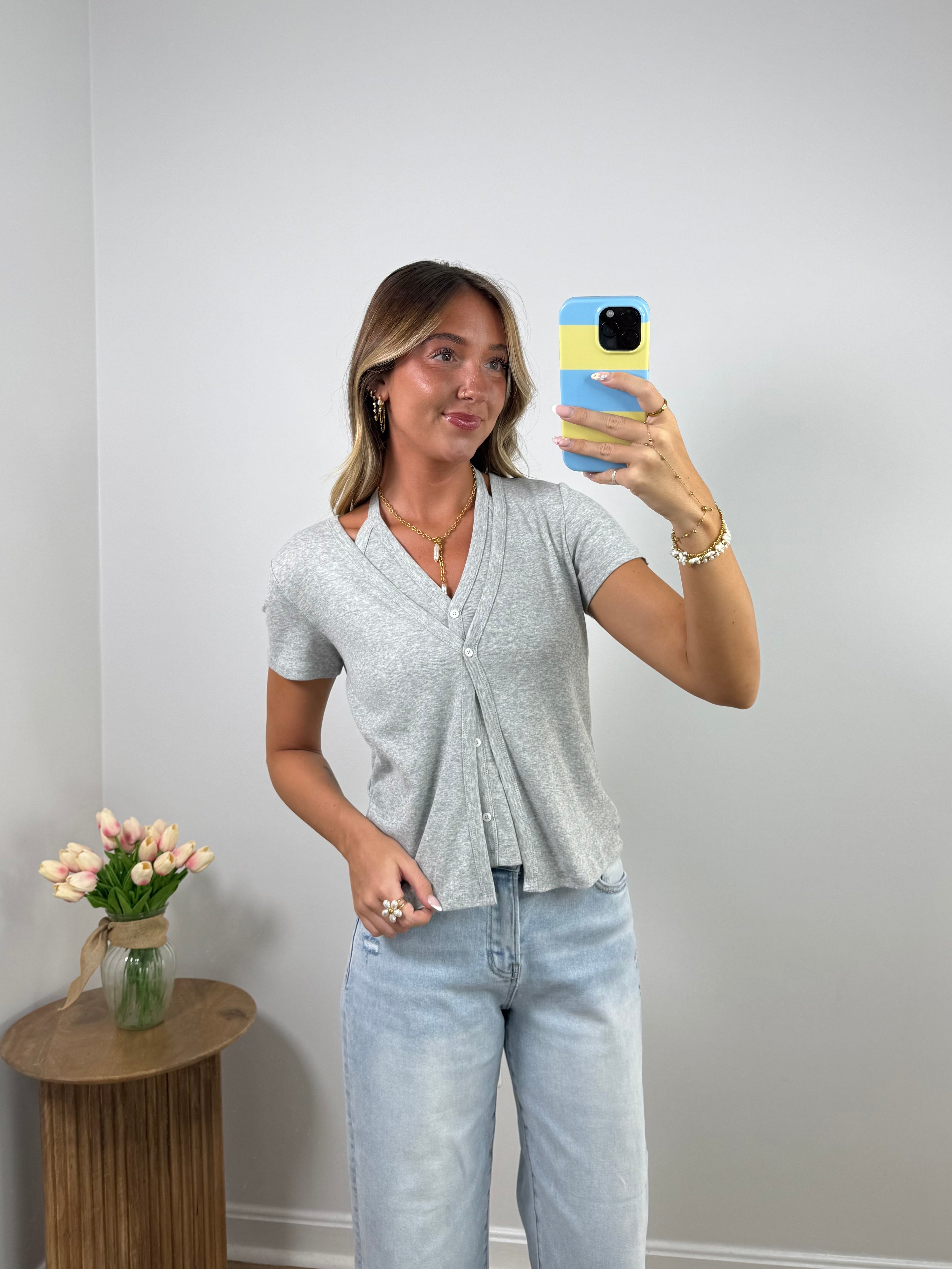 Layered Halter Top