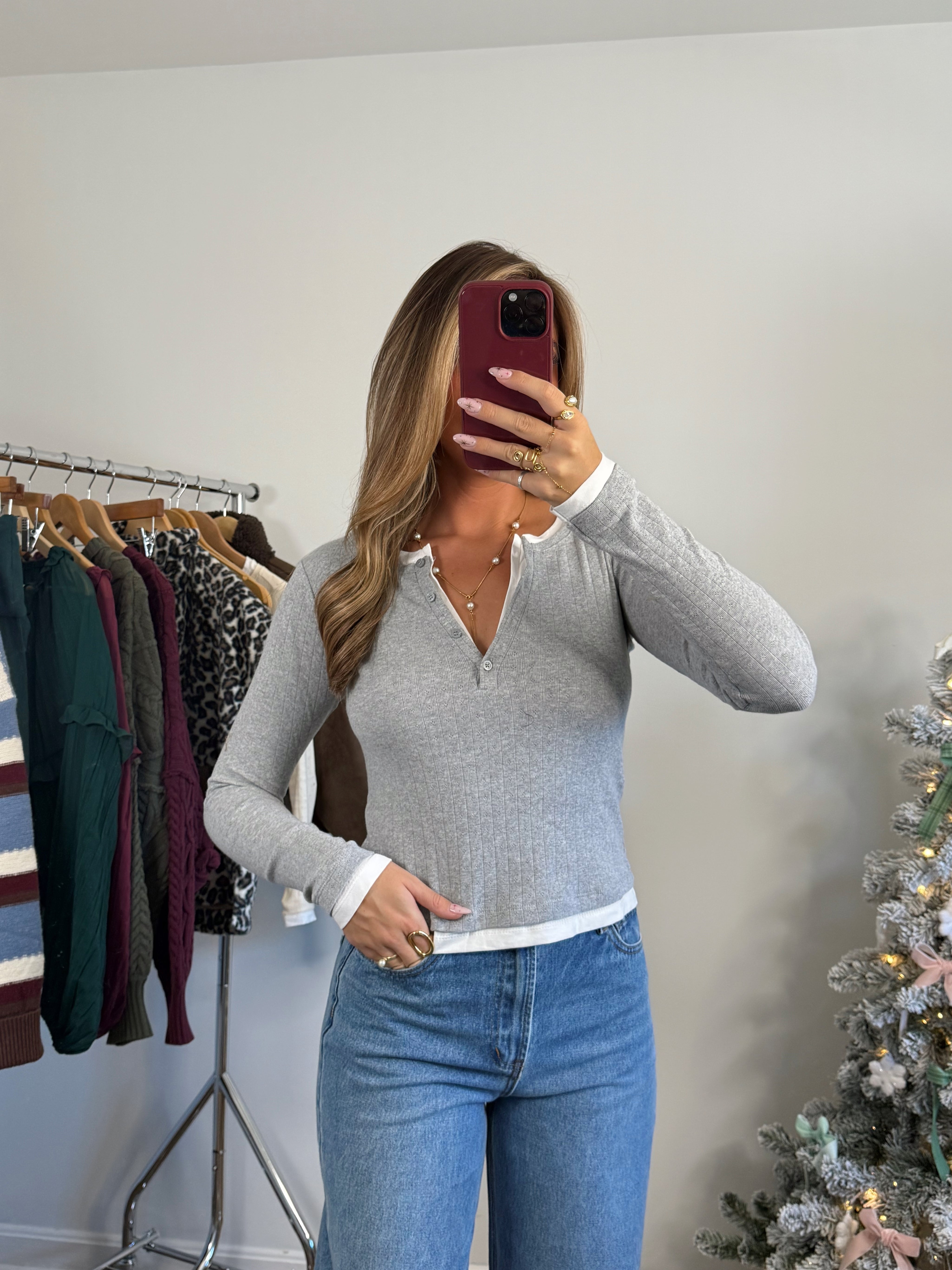 Elevated Pointelle Long Sleeve