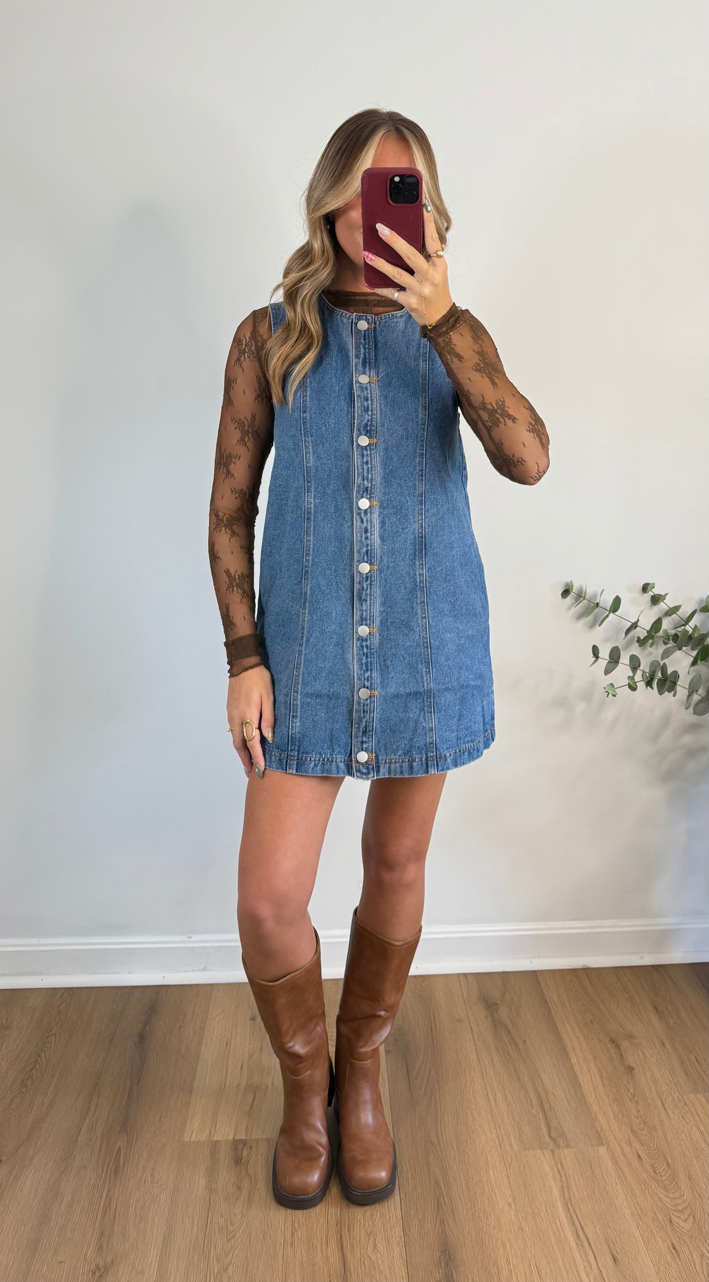 Falling For Denim Dress