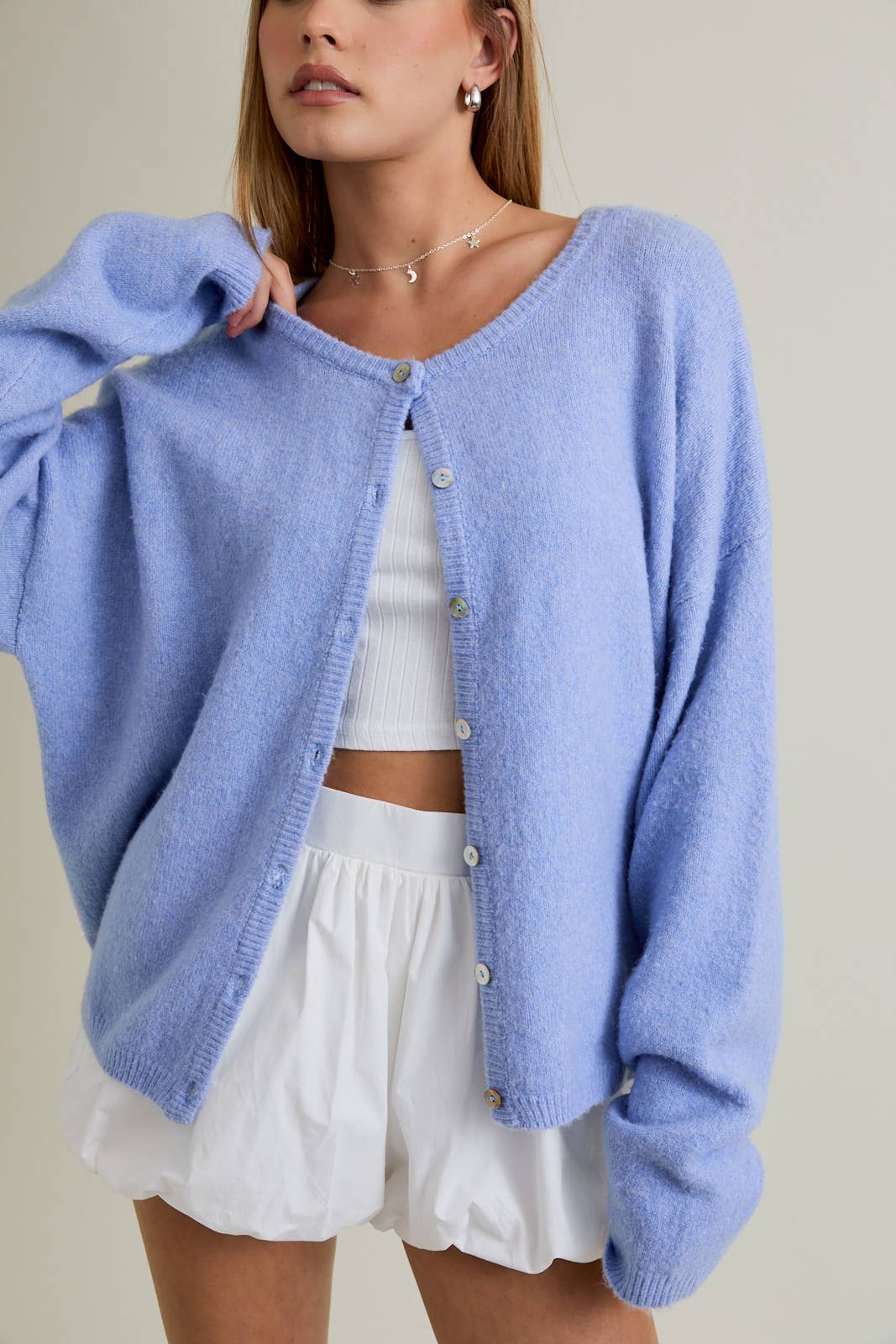 Periwinkle Dream Sweater Cardigan