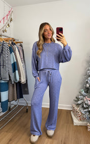 Polka Dot Crewneck Top