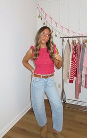 Forever Yours Barrel Jeans