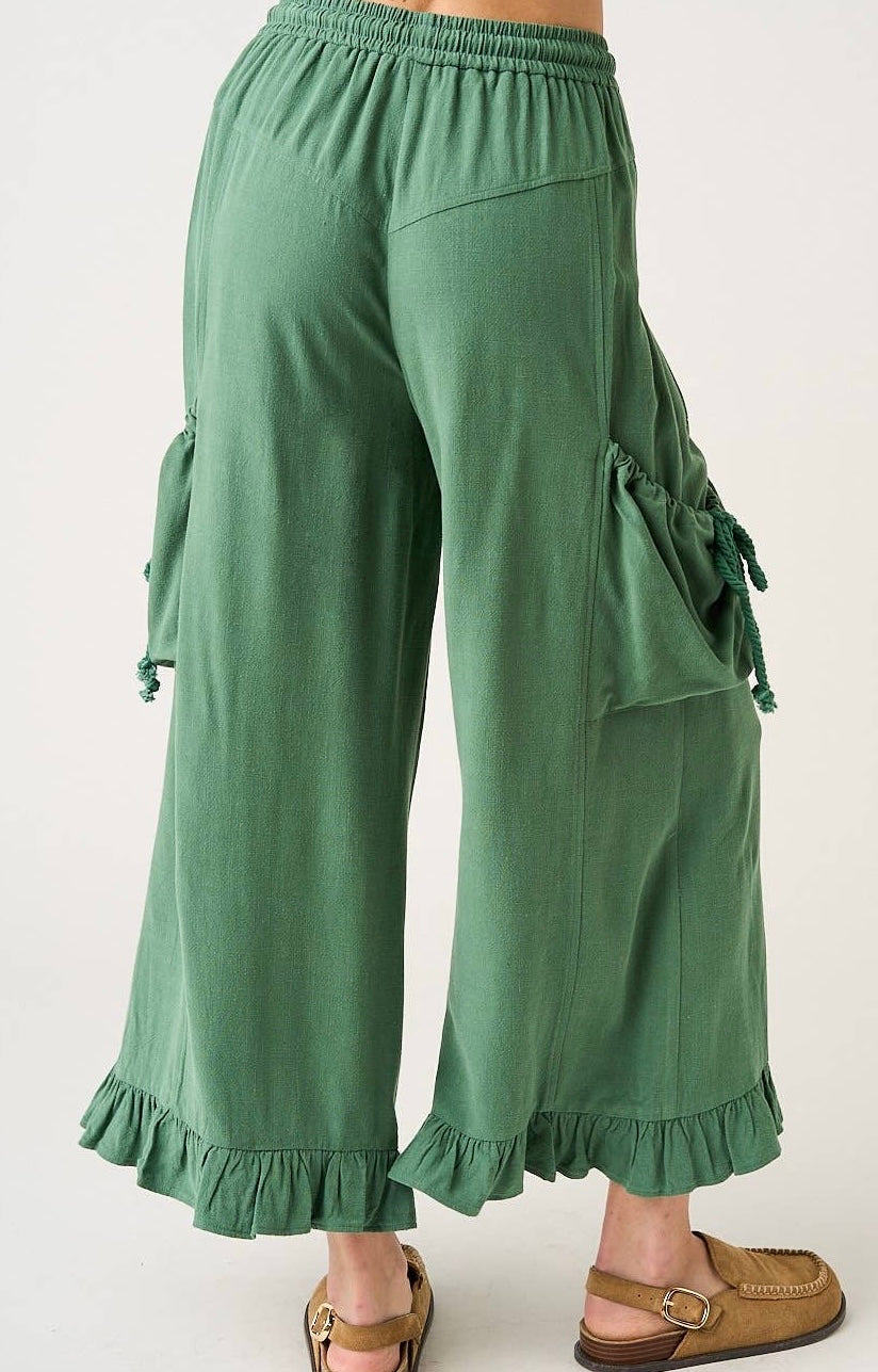 Just Bloom Pants- GREEN