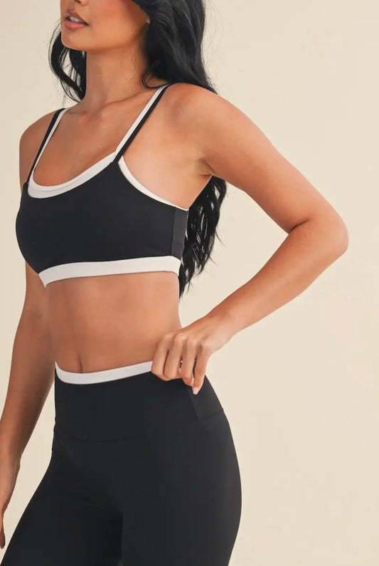 Active Set- BIKER SHORTS & SPORTS BRA