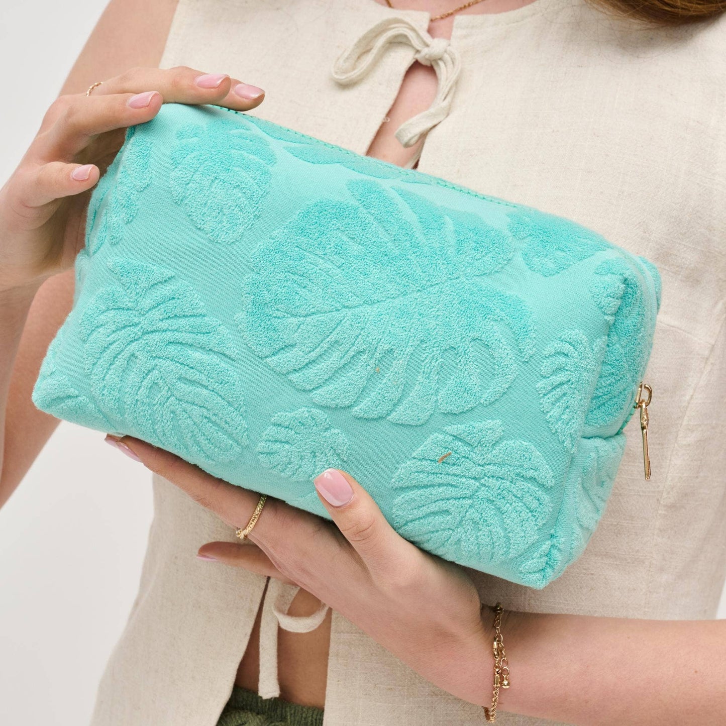 Palm Breeze Cosmetic & Travel Organizer Pouch (3 Colors)