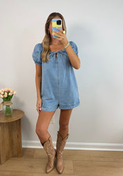 Denim Darling Romper