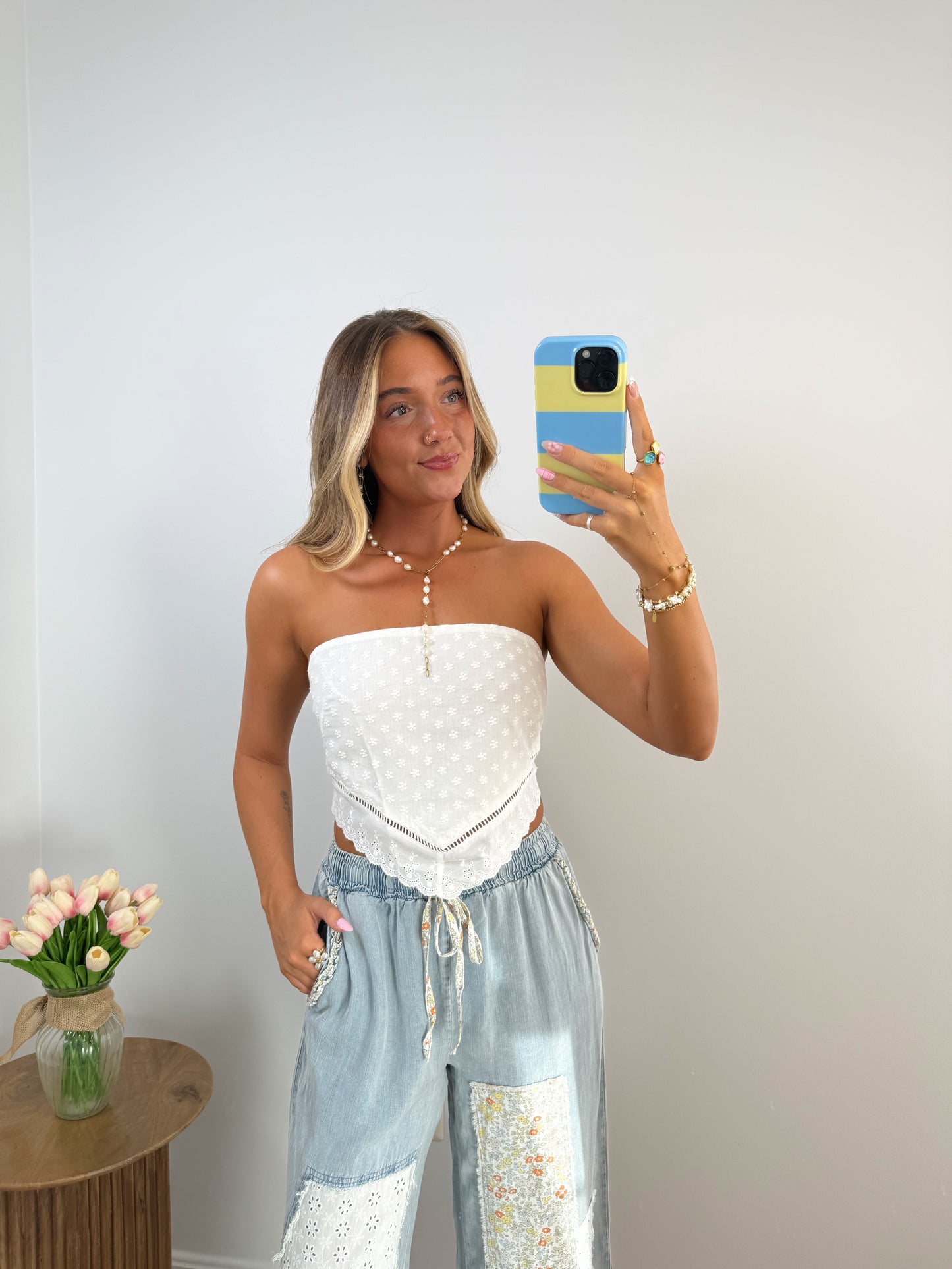 Summer Days Lace Bandana Top
