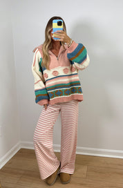 Everyday Stripes Set- Pink
