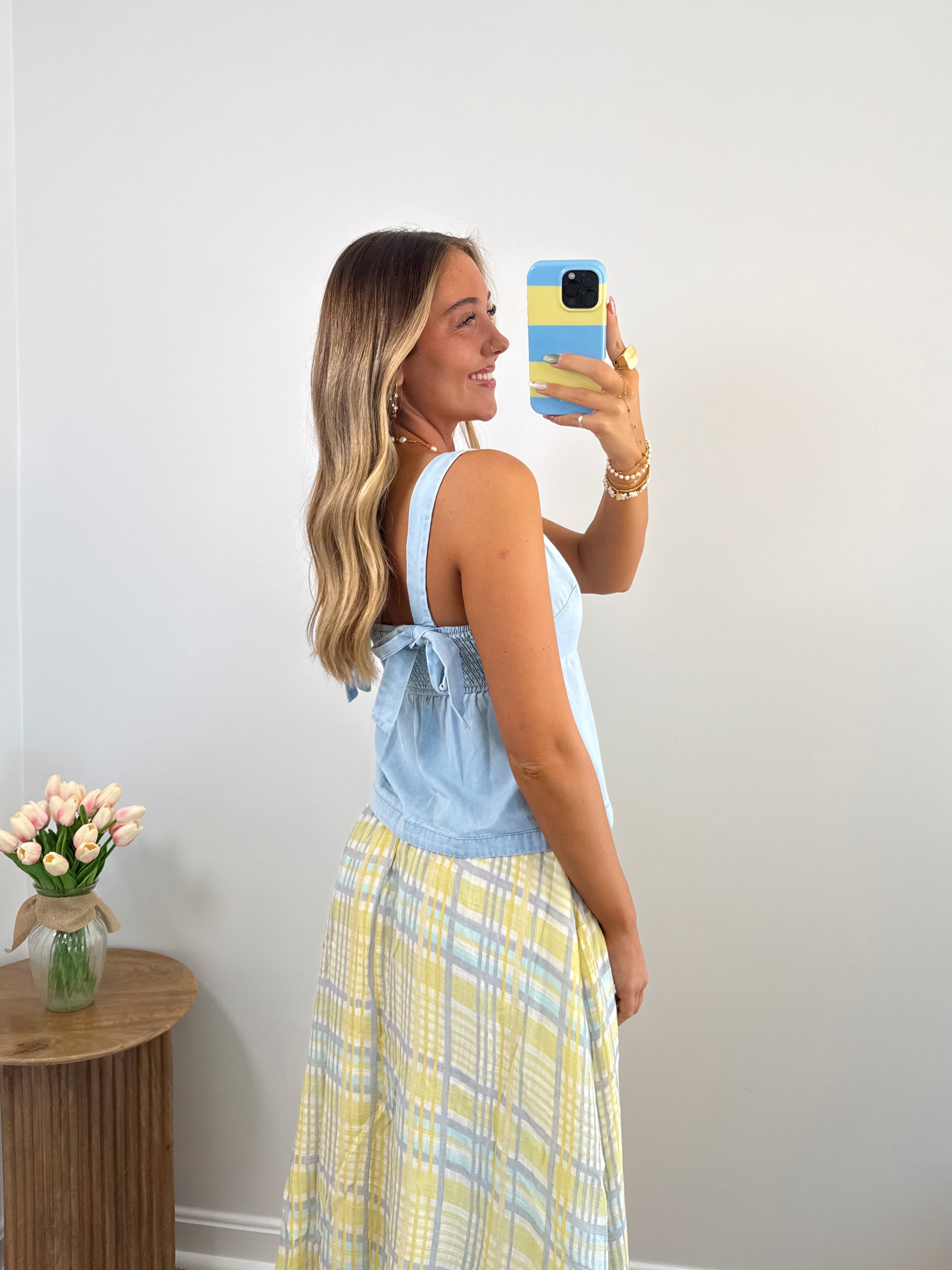 Saylor Denim Tank