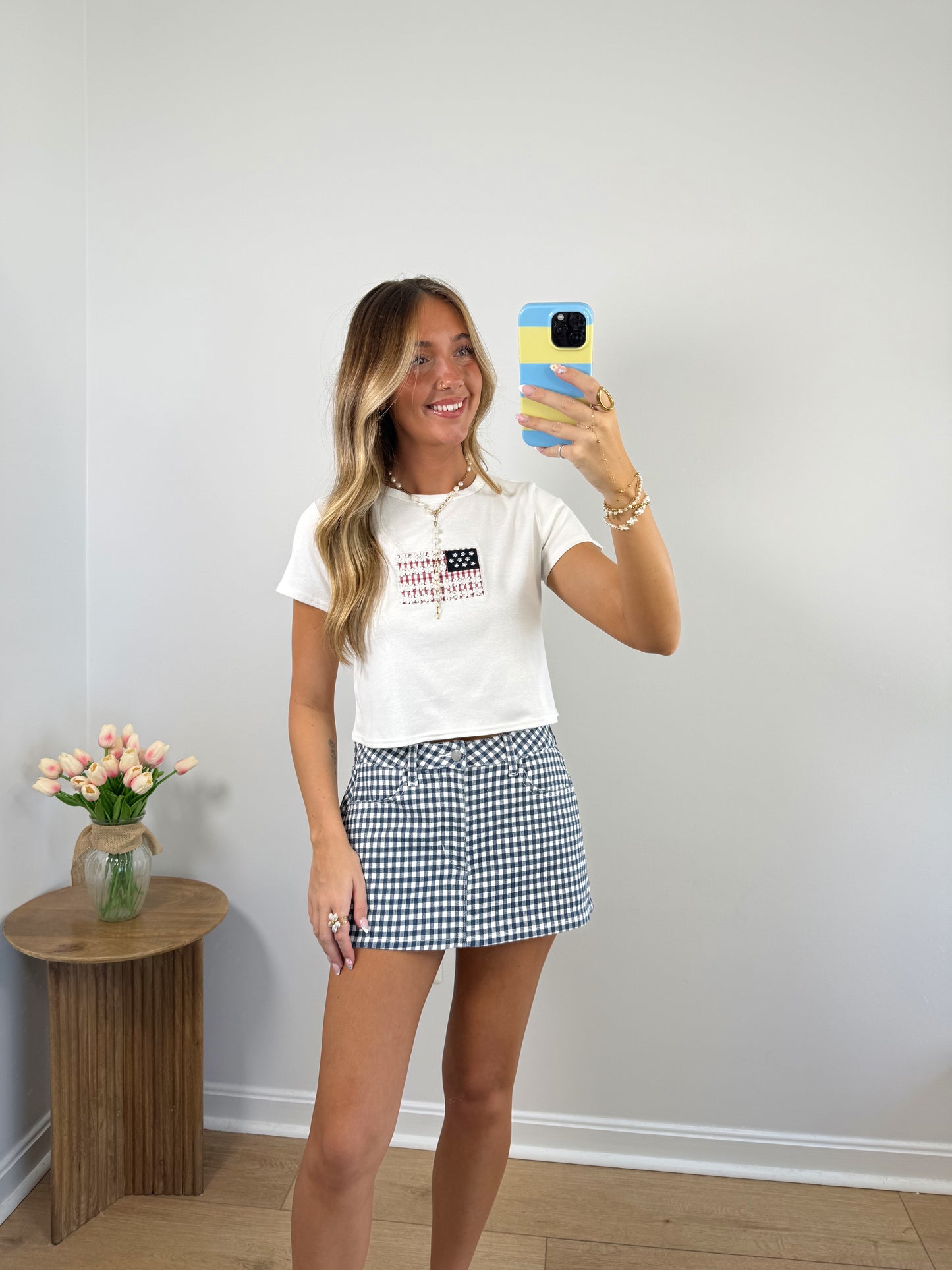 Red, White & Bloom Tee