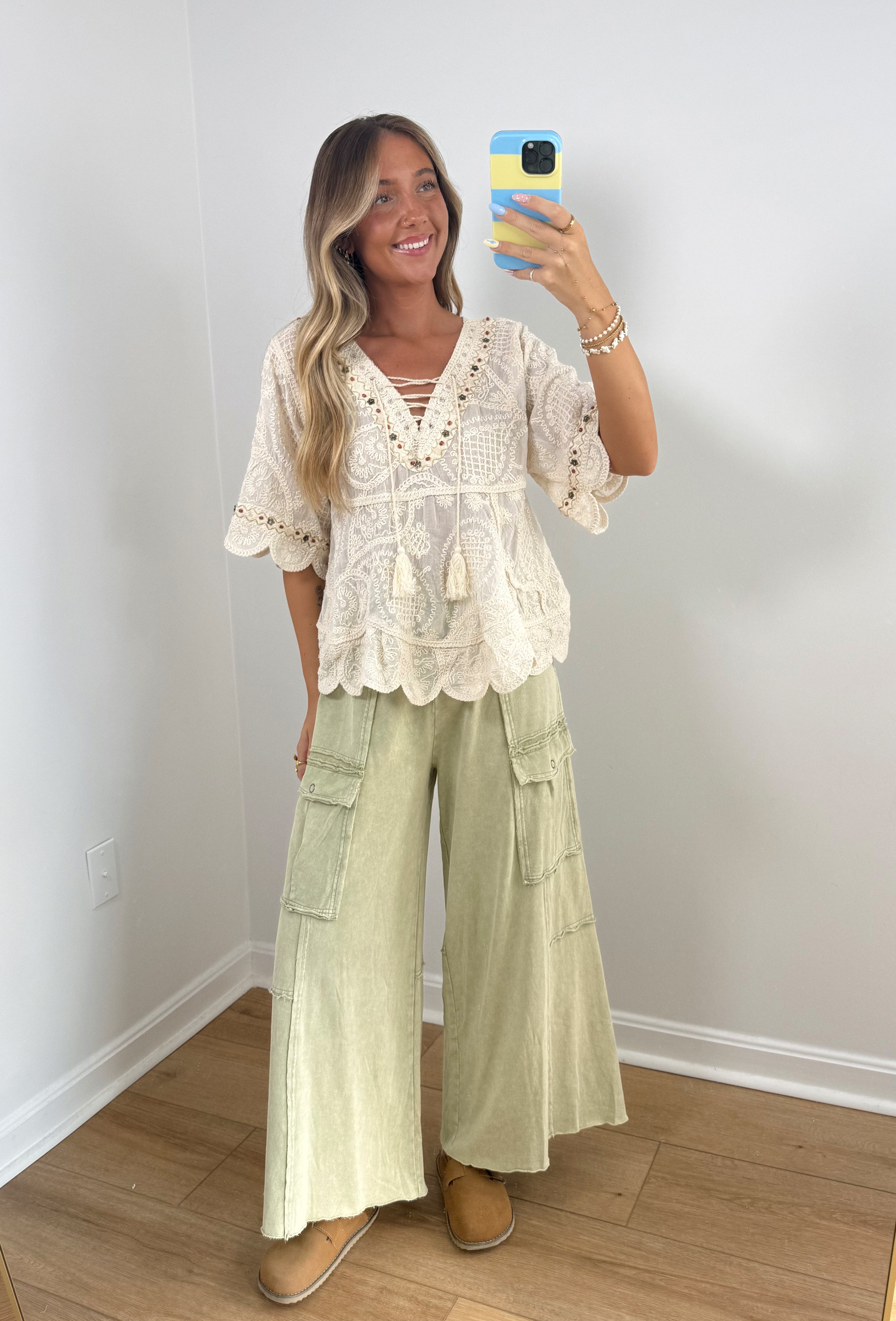 Flora Beaded Blouse