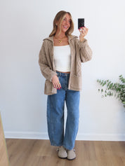 Homestead Cable Knit Cardigan