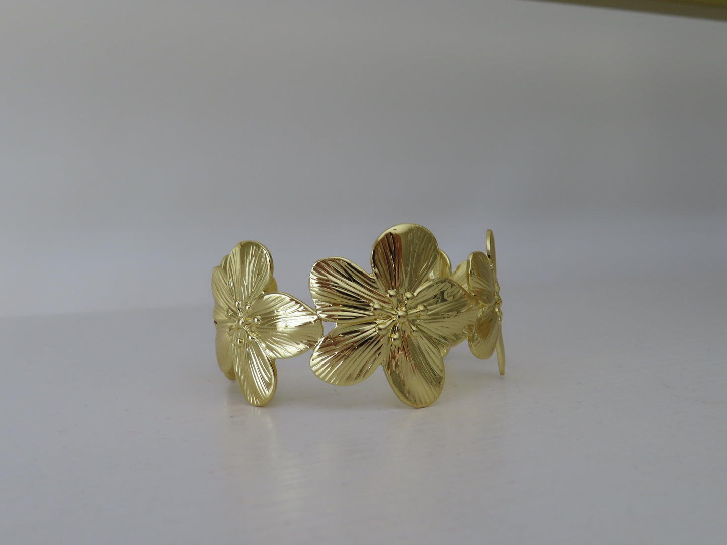 Flower Cuff Bracelet