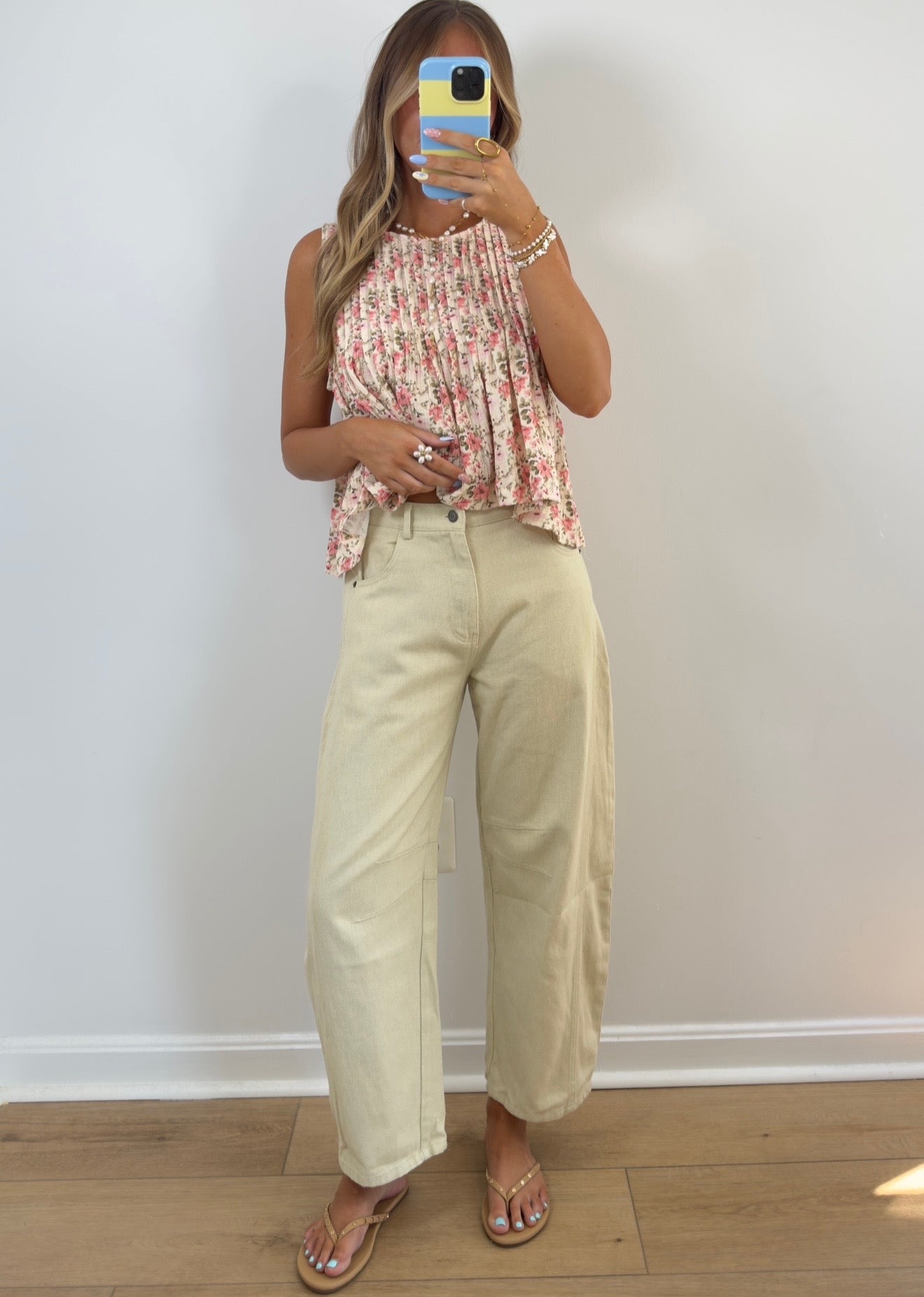 Sandstone Barrel Jeans