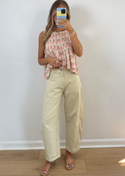 Sandstone Barrel Jeans