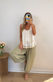Ivory Lace Tank