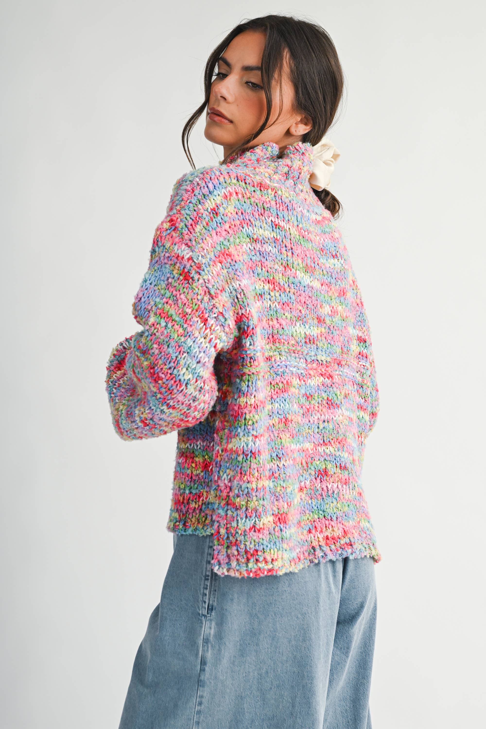 Confetti Turtleneck Sweater