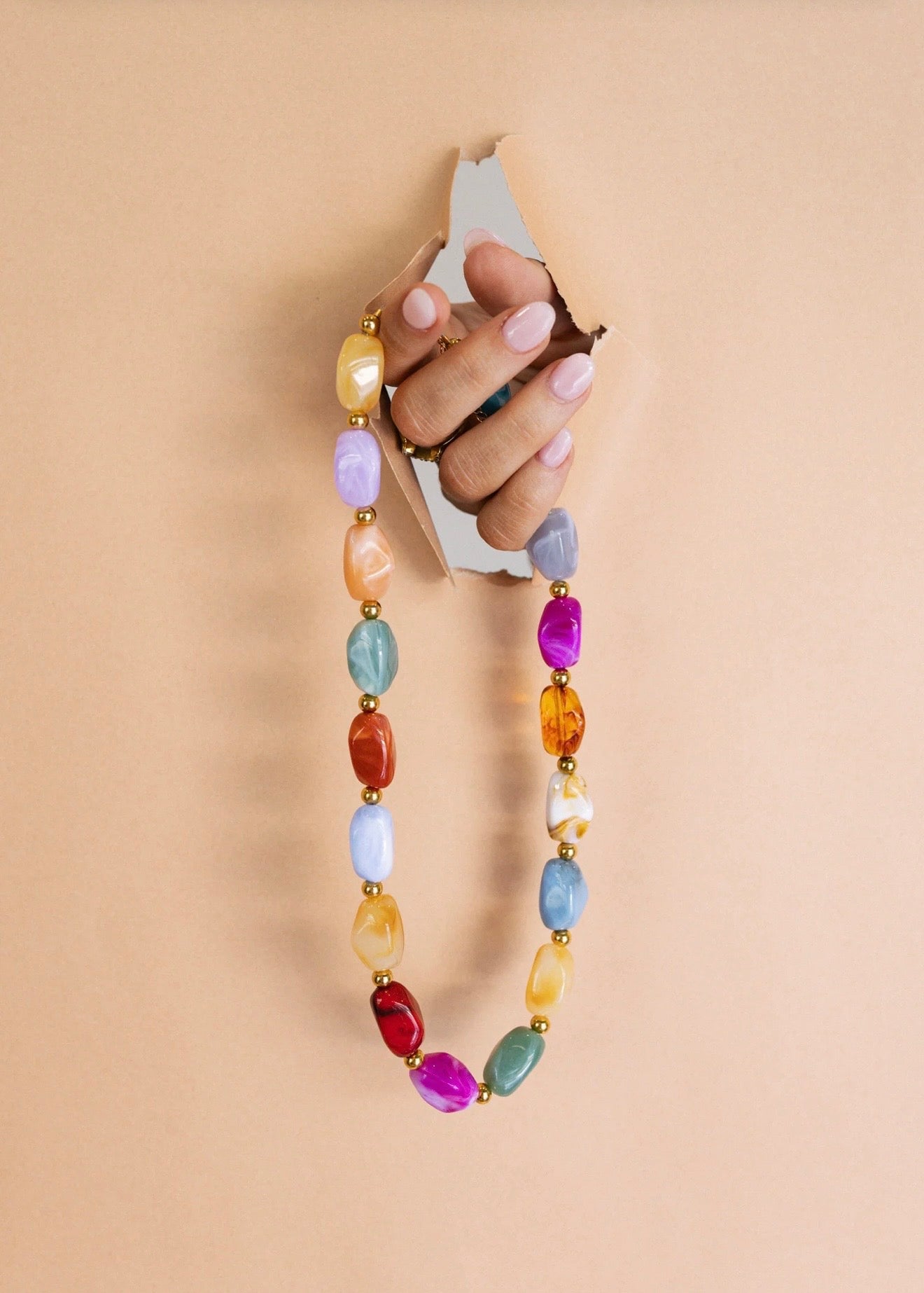 Color Lover Stone Necklace