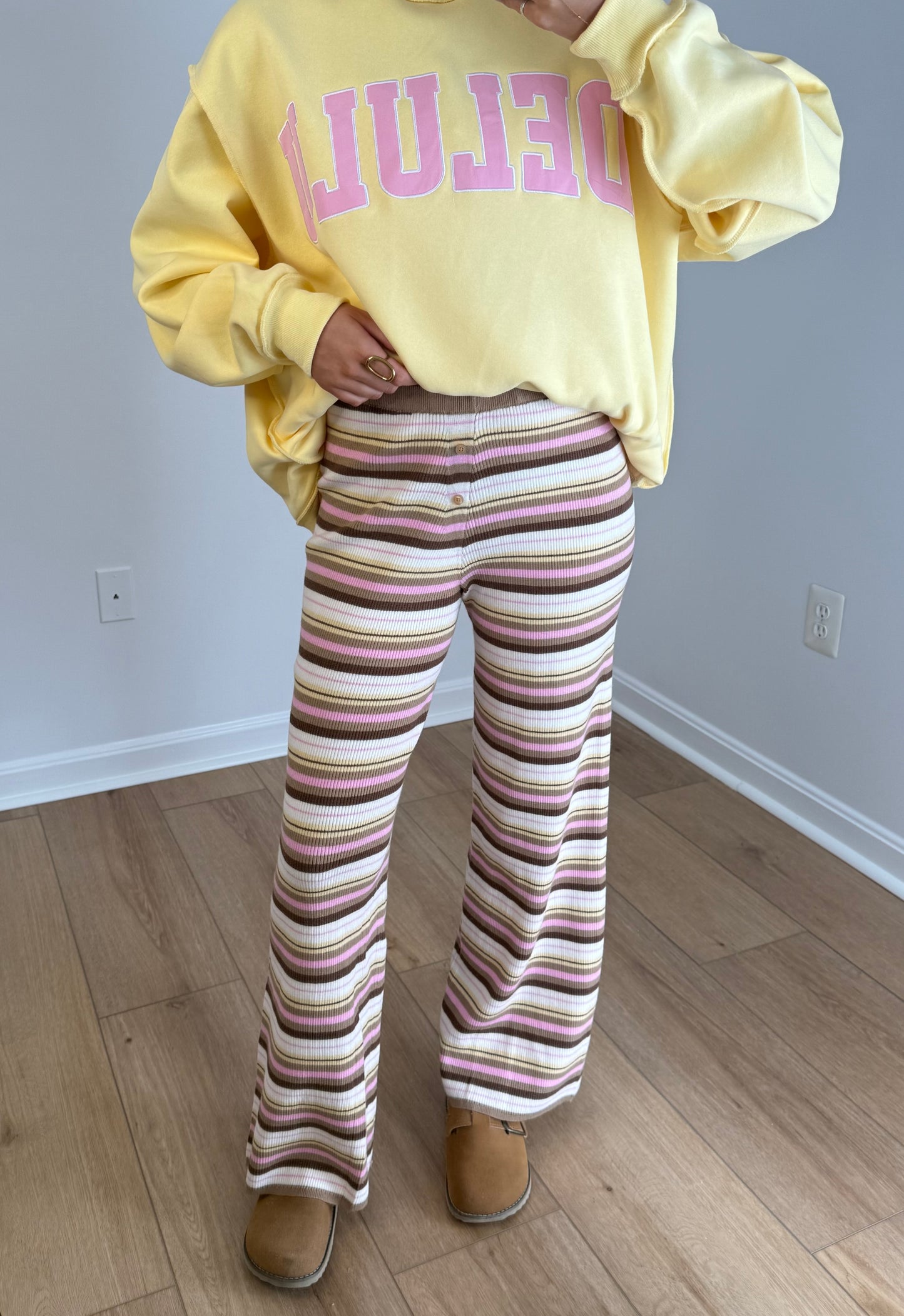 Groovy Stripe Knit Pants