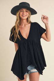 Button Down Blouse
