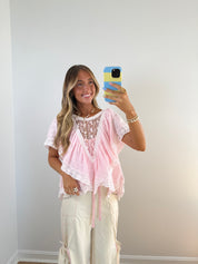 Ever After Blouse- Pink