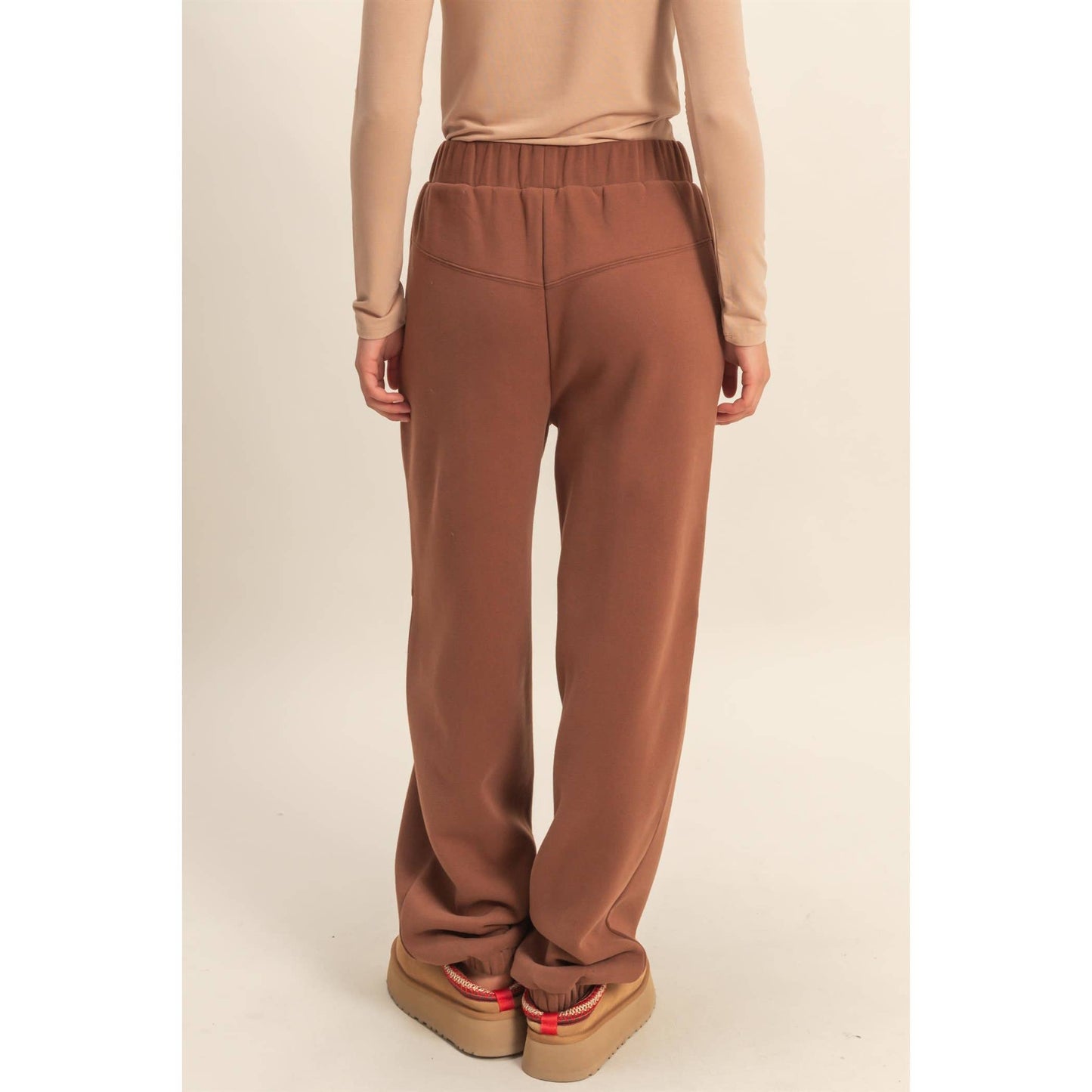 All Is Cozy Joggers (brown)