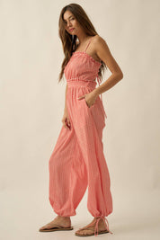 Gingham Jumpsuit