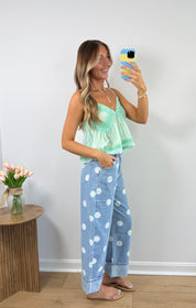 Dottie Cuffed Barrel Jeans