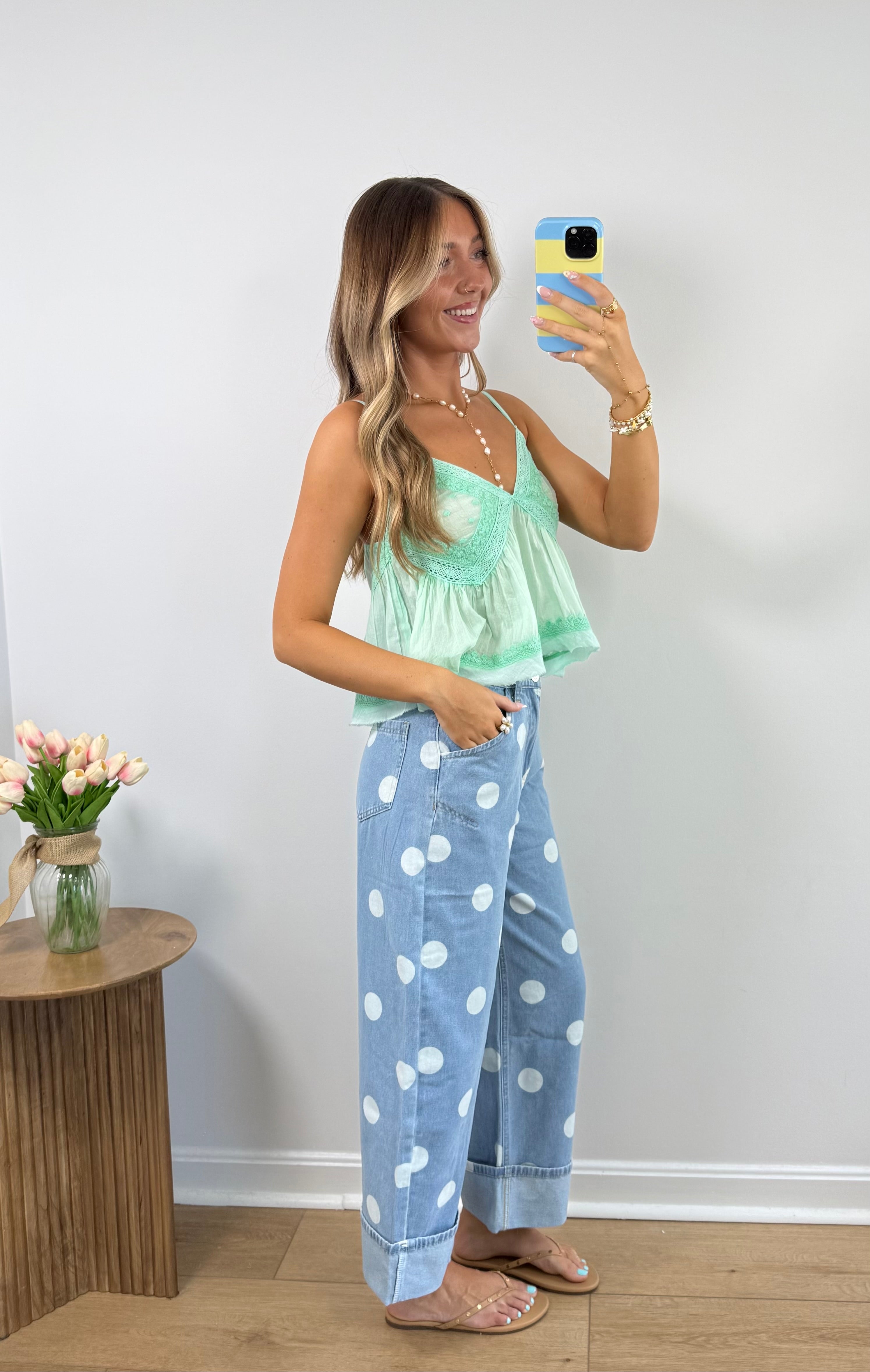 Dottie Cuffed Barrel Jeans