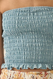 Denim Skies Tube Top